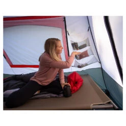 Alps Mountaineering Camp Creek 6-Person Gray/Red -Alps Mountaineering Adventure Outlet Store 1930850001 camp creek 4 june 2020 shoot 6 2