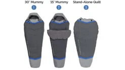 ALPS Mountaineering Aura System +30/15 Degrees Sleeping Bag 9 ALPS Mountaineering Aura System +30/15 Degrees Sleeping Bag -Alps Mountaineering Adventure Outlet Store opplanet alps mountaineering aura system 30 15 degrees sleeping bag charcoal gray 4601041 av 4