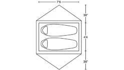 ALPS Mountaineering Hex 2-Person Tent -Alps Mountaineering Adventure Outlet Store opplanet alps mountaineering hex 2 person tent charcoal red 5200042 av 9