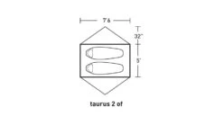 ALPS Mountaineering Taurus 2-Person Outfitter Tent -Alps Mountaineering Adventure Outlet Store opplanet alps mountaineering taurus 2 person outfitter tent tan green 5222915 av 6