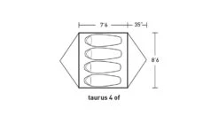 ALPS Mountaineering Taurus 4-Person Outfitter Tent -Alps Mountaineering Adventure Outlet Store opplanet alps mountaineering taurus 4 person outfitter tent tan green 5422915 av 6
