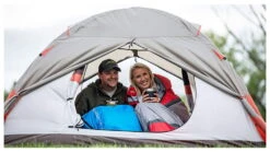 ALPS Mountaineering Zenith +30 Degrees Sleeping Bag -Alps Mountaineering Adventure Outlet Store opplanet alps mountaineering zenith 30 degrees sleeping bag long gray red 4302642 av 3