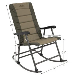 Alps Mountaineering Rocking Chair -Alps Mountaineering Adventure Outlet Store rocking chair brown 2021 dimensions
