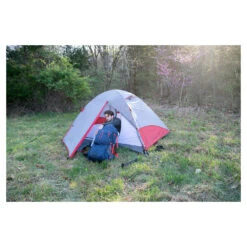 Alps Mountaineering Taurus 2-Person -Alps Mountaineering Adventure Outlet Store taurus 2 fg red gray lifestyle 3 1